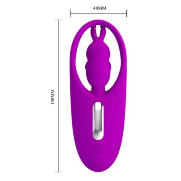 Remote Control Pretty Love Wild Rabbit Stimulator voor Slipje met Afstandsbediening Lila