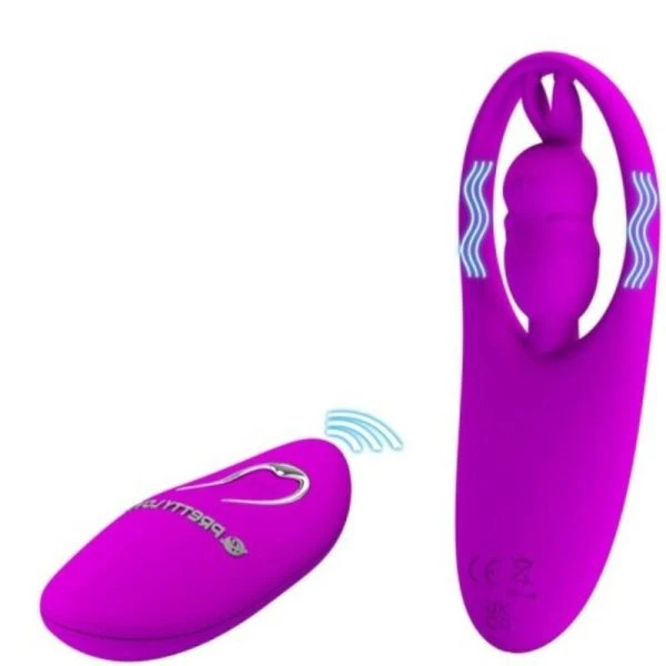 Remote Control Pretty Love Wild Rabbit Stimulator voor Slipje met Afstandsbediening Lila