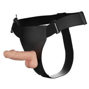 Baile Harness Collection Ultra Passionate Harnas met Dildo 19,4 cm Natural