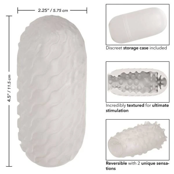 Calexotics Reversible Nubby Stroker Masturbator met Nopjesstructuur