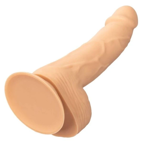 Calexotics Siliconen Dildo met Zuignap en Gestructureerde Schacht