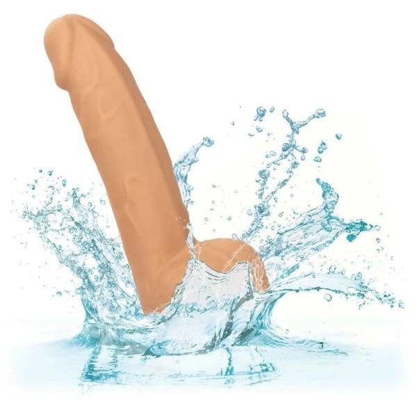 Calexotics Siliconen Dildo met Zuignap en Gestructureerde Schacht