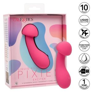 Calexotics Pixies Exciter G-Punt Vibrator van Vloeibaar Silicone, Roze Calexotics Pixies Exciter G-Punt Vibrator van Vloeibaar Silicone, Roze - Afbeelding 2