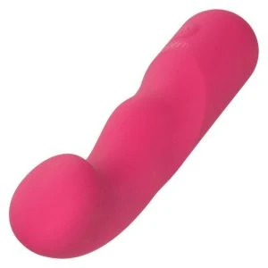 Calexotics Pixies Curvy Pink Pearl Vibrator made of Liquid Silicone