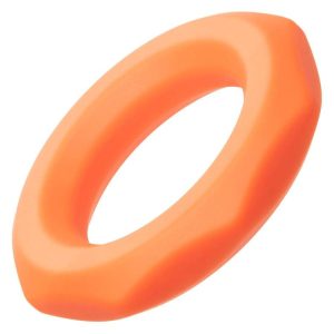 Calexotics Alpha Sexagon Ring Penisring van vloeibaar siliconen oranje Calexotics Alpha Sexagon Ring Penisring van vloeibaar siliconen oranje - Afbeelding 7