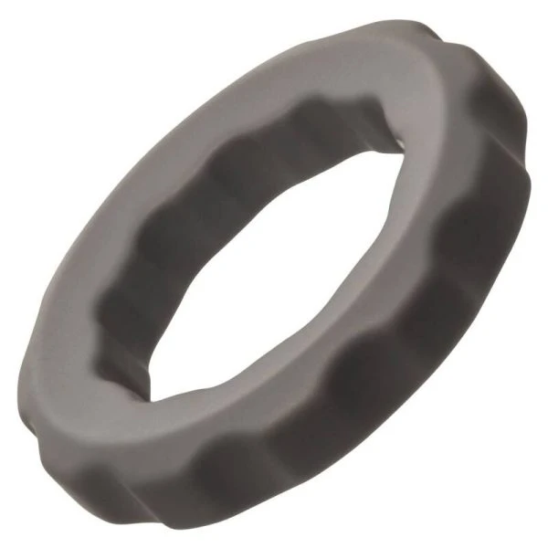 Calexotics Alpha Erect Ring Penisring van vloeibaar siliconen Grijs
