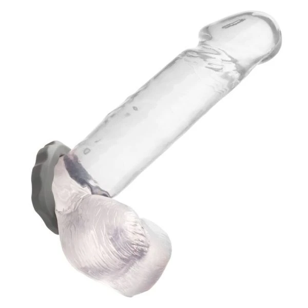 Calexotics Alpha Erect Ring Penisring van vloeibaar siliconen Grijs
