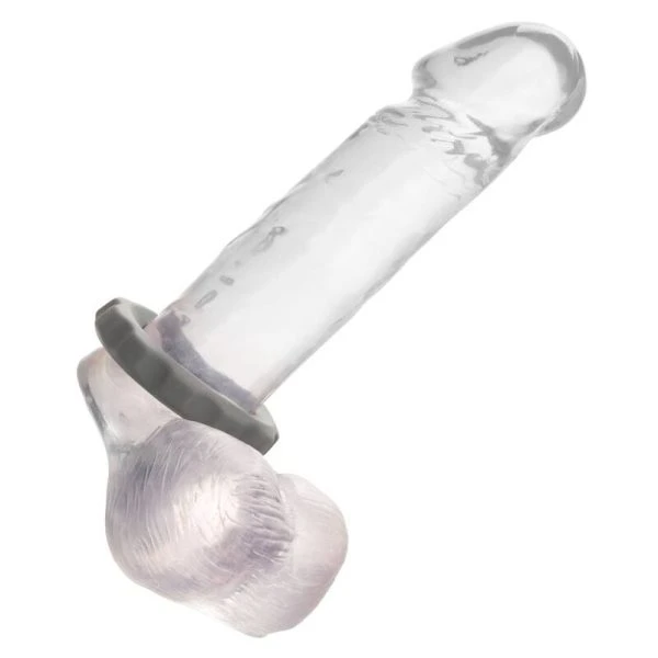 Calexotics Alpha Erect Ring Penisring van vloeibaar siliconen Grijs
