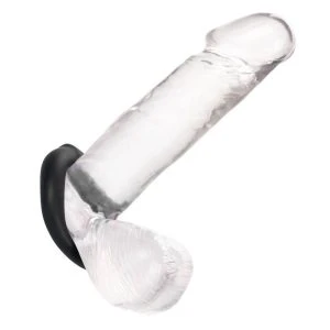 Calexotics Alpha Liquid Silicone Optimum Ring Penis Ring Black