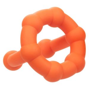 Calexotics Alpha Liquid Silicone All Star Ring Penisring Oranje Calexotics Alpha Liquid Silicone All Star Ring Penisring Oranje - Afbeelding 5