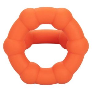 Calexotics Alpha Liquid Silicone All Star Ring Penisring Oranje Calexotics Alpha Liquid Silicone All Star Ring Penisring Oranje - Afbeelding 6