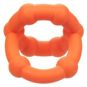 Calexotics Alpha Liquid Silicone All Star Ring Penisring Oranje Calexotics Alpha Liquid Silicone All Star Ring Penisring Oranje - Afbeelding 7