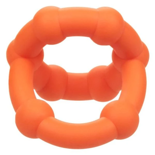 Calexotics Alpha Liquid Silicone All Star Ring Penisring Oranje