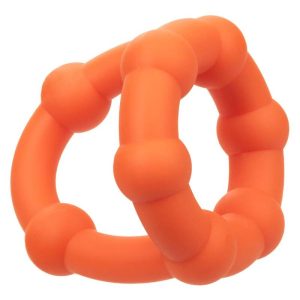 Calexotics Alpha Liquid Silicone All Star Ring Penisring Oranje Calexotics Alpha Liquid Silicone All Star Ring Penisring Oranje - Afbeelding 8