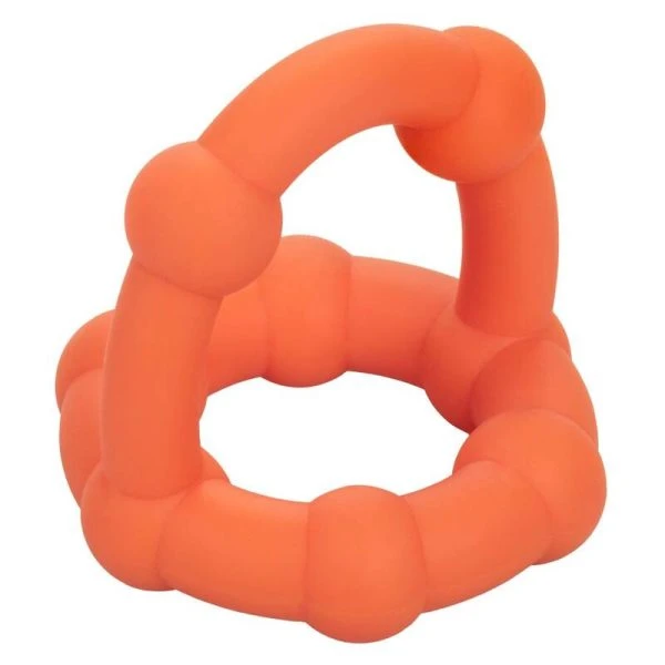 Calexotics Alpha Liquid Silicone All Star Ring Penisring Oranje