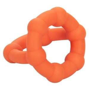 Calexotics Alpha Liquid Silicone All Star Ring Penisring Oranje Calexotics Alpha Liquid Silicone All Star Ring Penisring Oranje - Afbeelding 11