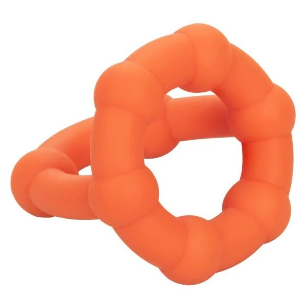 Calexotics Alpha Liquid Silicone All Star Ring Penisring Oranje