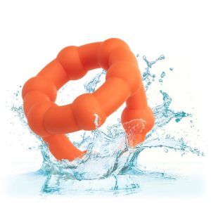 Calexotics Alpha Liquid Silicone All Star Ring Penisring Oranje Calexotics Alpha Liquid Silicone All Star Ring Penisring Oranje - Afbeelding 4