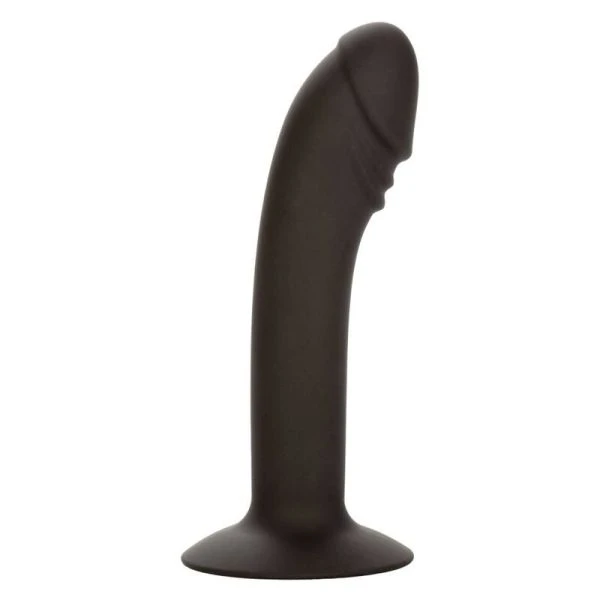 Calexotics Gebogen Anaalplug van Silicone met Zuignap