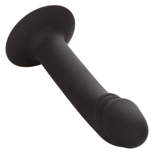 Calexotics Gebogen Anaalplug van Silicone met Zuignap