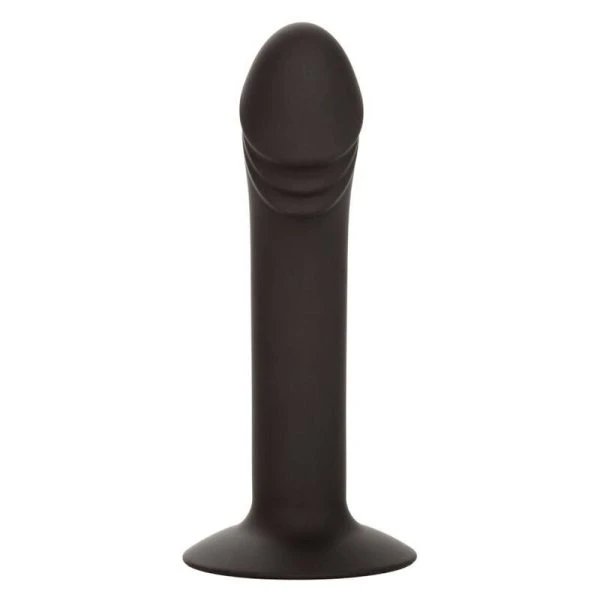 Calexotics Gebogen Anaalplug van Silicone met Zuignap