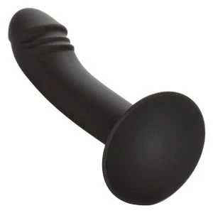 Calexotics Gebogen Anaalplug van Silicone met Zuignap