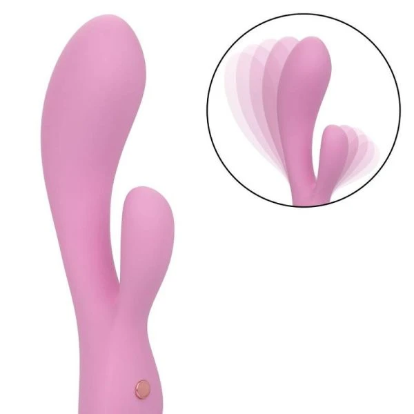 Calexotics Contour Zoie Rosa Dual-vibrator met clitorisstimulator Calexotics Contour Zoie Rosa Dual-vibrator met clitorisstimulator