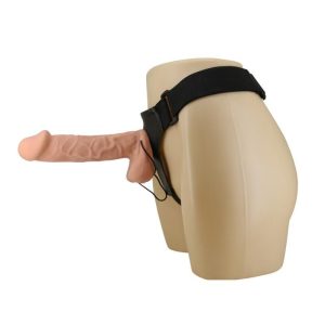 Baile Harness Collection Strap-On-Harnas met Vibrerende Dildo 26 cm naturel Baile Harness Collection Strap-On-Harnas met Vibrerende Dildo 26 cm naturel - Afbeelding 3
