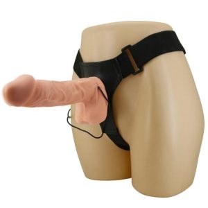 Baile Harness Collection Strap-On-Harnas met Vibrerende Dildo 26 cm naturel Baile Harness Collection Strap-On-Harnas met Vibrerende Dildo 26 cm naturel - Afbeelding 2