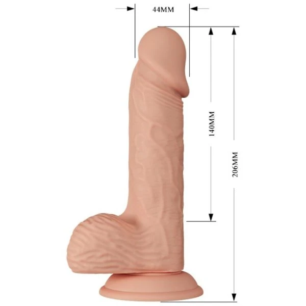 Baile Naturvibrator Catoblepas 20,6 cm met vibratie en zuignap Baile Naturvibrator Catoblepas 20,6 cm met vibratie en zuignap