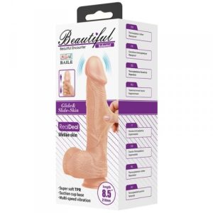 Baile Dildos realistische dildo Bahamut Vibratie 21,8 cm natuurlijk Baile Dildos realistische dildo Bahamut Vibratie 21,8 cm natuurlijk - Afbeelding 7