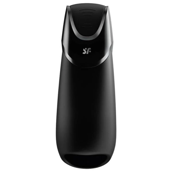 Satisfyer Men Vibration+ Masturbator met app-bediening, siliconen, zwart Satisfyer Men Vibration+ Masturbator met app-bediening, siliconen, zwart