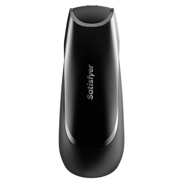 Satisfyer Men Vibration+ Masturbator met app-bediening, siliconen, zwart Satisfyer Men Vibration+ Masturbator met app-bediening, siliconen, zwart
