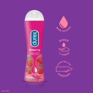 Durex Lubes Glijmiddel met kersensmaak Speelkers 50 ml Durex Lubes Glijmiddel met kersensmaak Speelkers 50 ml - Afbeelding 2