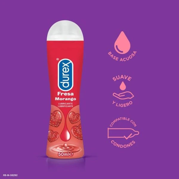 Durex Lubes Glijmiddel met Aardbeiensmaak 50 ml