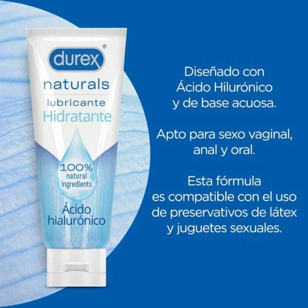 Durex Lubes Naturals Feuchtigkeit Glijmiddel zonder geur- en kleurstoffen