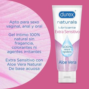 Durex Lubes Naturals Extra Sensitives glijmiddel met Aloë Vera Durex Lubes Naturals Extra Sensitives glijmiddel met Aloë Vera - Afbeelding 3