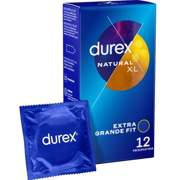 Durex Natural XL Condooms extra groot, 12 stuks