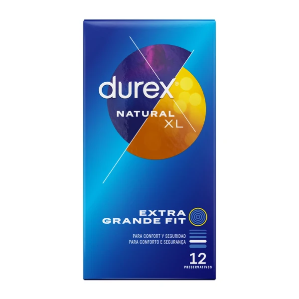 Durex Natural XL Condooms extra groot, 12 stuks