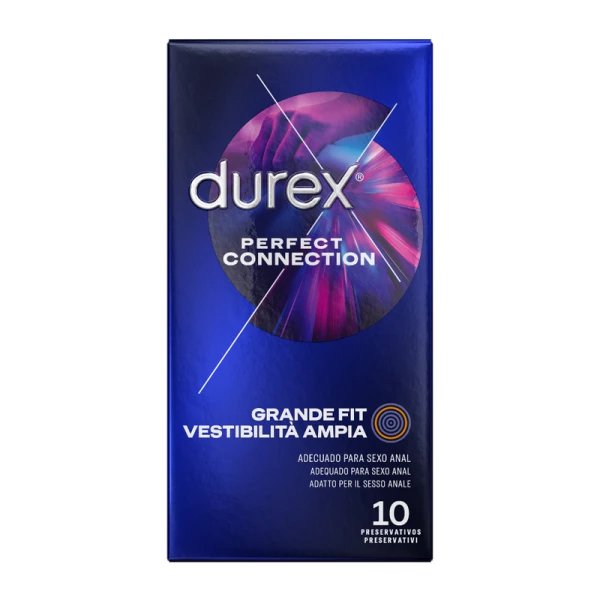 Durex Perfect Connection Condooms met siliconenglijmiddel, 10 stuks