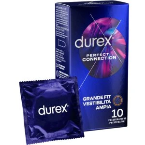 Durex Perfect Connection Condooms met siliconenglijmiddel, 10 stuks