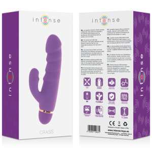 Intense High Tech Kras 20 Vibrator with Clitoral Stimulator, Silicone Intense High Tech Kras 20 Vibrator with Clitoral Stimulator, Silicone - Image 6