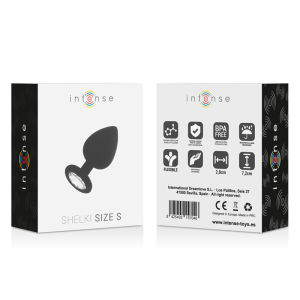 Intense Anal Toys Silikon-Analplug Shelki S Plug Schwarz 2,8 x 7,2 cm Intense Anal Toys Silikon-Analplug Shelki S Plug Schwarz 2,8 x 7,2 cm - Afbeelding 6