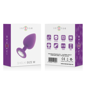 Intense Shelki M Anaalplug van siliconen, lila Intense Shelki M Anaalplug van siliconen, lila - Afbeelding 6