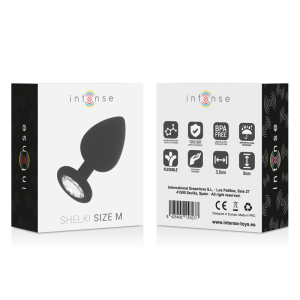 Intense Anal Toys Analplug Shelki M van siliconen zwart Intense Anal Toys Analplug Shelki M van siliconen zwart - Afbeelding 5