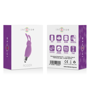 Intense FUN Toys Opgelegde Vibrator Konijn Roger Lilac Intense FUN Toys Opgelegde Vibrator Konijn Roger Lilac - Afbeelding 4