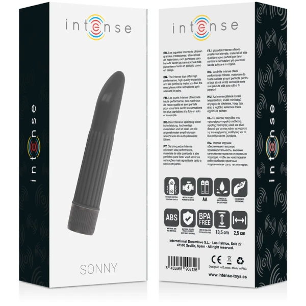 Intense FUN Toys Vibrator Sonny Black 13,5 cm