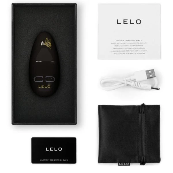 Lelo NEA 3 Auflegevibrator mit 10 Modi, schwarz