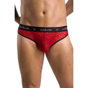 Passion MEN Slip Mike in Rood maat S/M van polyester-mix Passion MEN Slip Mike in Rood maat S/M van polyester-mix - Afbeelding 3
