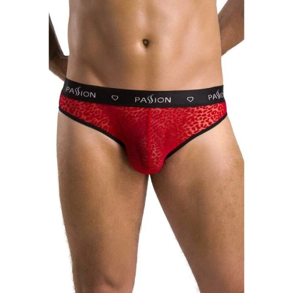 Passion MEN Slip Mike in Rood maat S/M van polyester-mix